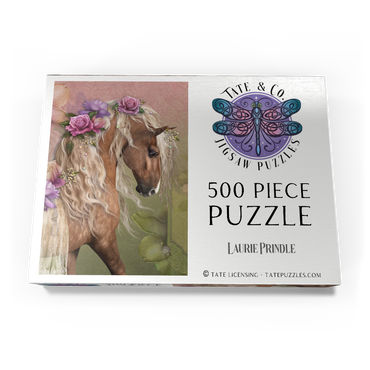 Darstellung des Puzzle Motivs Beau Cheval Horse - Laurie Prindle 500 Puzzle Schachtel Ansicht3