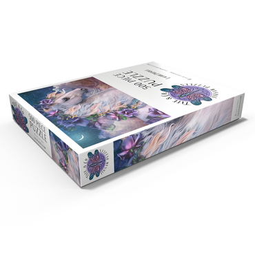 Darstellung des Puzzle Motivs MoonFlower Horse - Laurie Prindle 500 Puzzle Schachtel Ansicht1