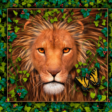 Darstellung des Puzzle Motivs Return of the King Wildlife - Laurie Prindle 1000 Puzzle 3D Modell