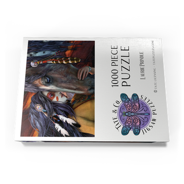 Darstellung des Puzzle Motivs Soul Touch Horse Laurie Prindle 1000 Puzzle Schachtel Ansicht3