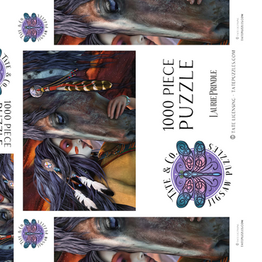 Darstellung des Puzzle Motivs Soul Touch Horse Laurie Prindle 1000 Puzzle Schachtel 3D Modell