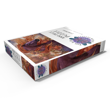 Darstellung des Puzzle Motivs Autumn Fire II Horse Laurie Prindle 1000 Puzzle Schachtel Ansicht1