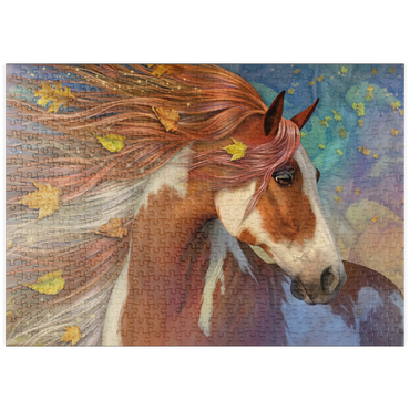 Darstellung des Puzzle Motivs puzzleplate Amberfall Horse Laurie Prindle 500 Puzzle