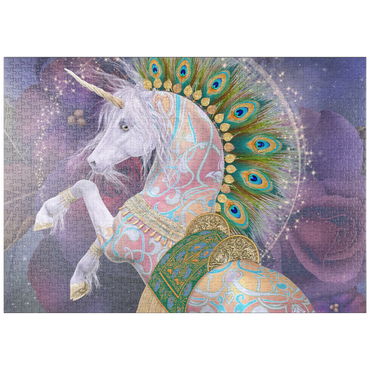 Darstellung des Puzzle Motivs puzzleplate Soraya Unicorn Laurie Prindle 1000 Puzzle