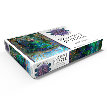 Darstellung des Puzzle Motivs Forest Mother - Rose Cat Khan 1000 Puzzle Schachtel Ansicht1