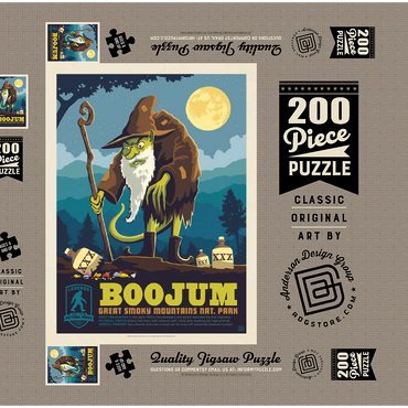 Darstellung des Puzzle Motivs Legends Of The National Parks: Great Smoky Mountain's Boojum 200 Puzzle Schachtel 3D Modell