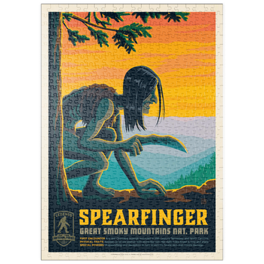 Darstellung des Puzzle Motivs puzzleplate Legends Of The National Parks: Great Smoky Mountain's Spearfinger 500 Puzzle