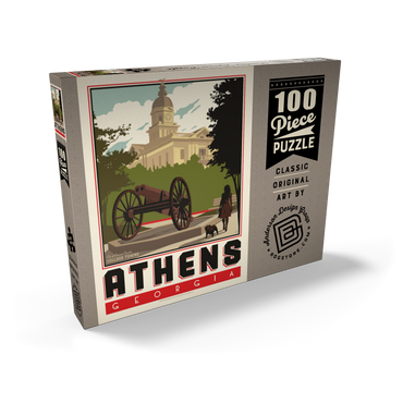 Darstellung des Puzzle Motivs American College Towns: Athens, GA 100 Puzzle Schachtel Ansicht2