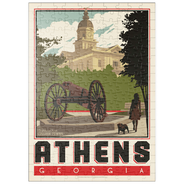 Darstellung des Puzzle Motivs puzzleplate American College Towns: Athens, GA 200 Puzzle
