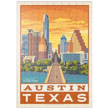 Darstellung des Puzzle Motivs puzzleplate American College Towns: Austin, Texas 200 Puzzle