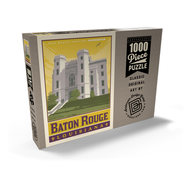 Darstellung des Puzzle Motivs American College Towns: Baton Rouge, LA 1000 Puzzle Schachtel Ansicht2