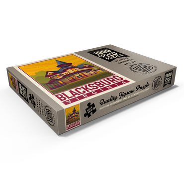 Darstellung des Puzzle Motivs American College Towns: Blacksburg, VA 1000 Puzzle Schachtel Ansicht1