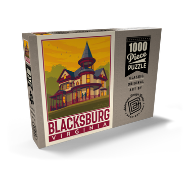 Darstellung des Puzzle Motivs American College Towns: Blacksburg, VA 1000 Puzzle Schachtel Ansicht2