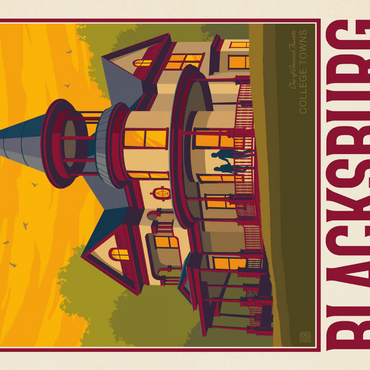 Darstellung des Puzzle Motivs American College Towns: Blacksburg, VA 1000 Puzzle 3D Modell