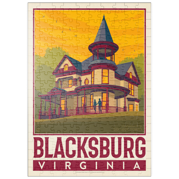 Darstellung des Puzzle Motivs puzzleplate American College Towns: Blacksburg, VA 200 Puzzle