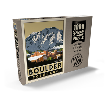 Darstellung des Puzzle Motivs American College Towns: Boulder, CO 1000 Puzzle Schachtel Ansicht2