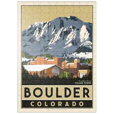 Darstellung des Puzzle Motivs puzzleplate American College Towns: Boulder, CO 200 Puzzle