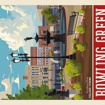 Darstellung des Puzzle Motivs American College Towns: Bowling Green, KY 500 Puzzle 3D Modell