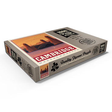 Darstellung des Puzzle Motivs American College Towns: Cambridge, MA 1000 Puzzle Schachtel Ansicht1