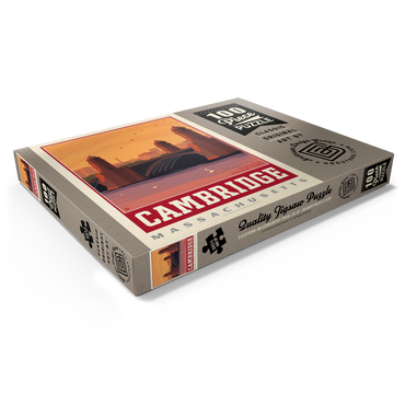 Darstellung des Puzzle Motivs American College Towns: Cambridge, MA 100 Puzzle Schachtel Ansicht1
