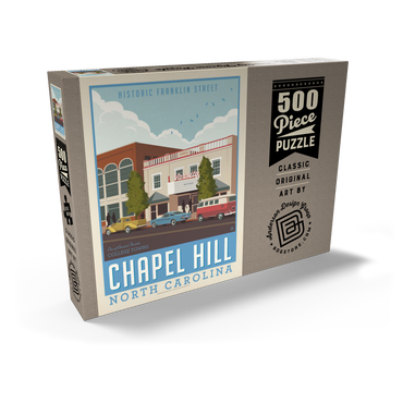 Darstellung des Puzzle Motivs American College Towns: Chapel Hill, NC 500 Puzzle Schachtel Ansicht2