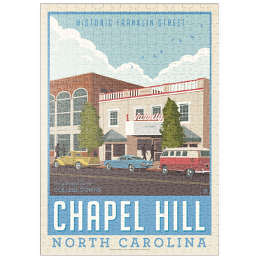 Darstellung des Puzzle Motivs puzzleplate American College Towns: Chapel Hill, NC 500 Puzzle
