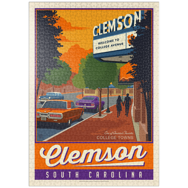 Darstellung des Puzzle Motivs puzzleplate American College Towns: Clemson, SC 1000 Puzzle