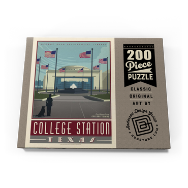 Darstellung des Puzzle Motivs American College Towns: College Station, TX 200 Puzzle Schachtel Ansicht3