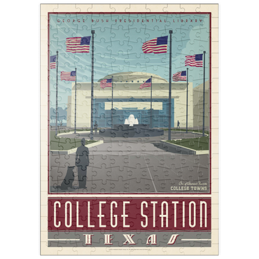 Darstellung des Puzzle Motivs puzzleplate American College Towns: College Station, TX 200 Puzzle
