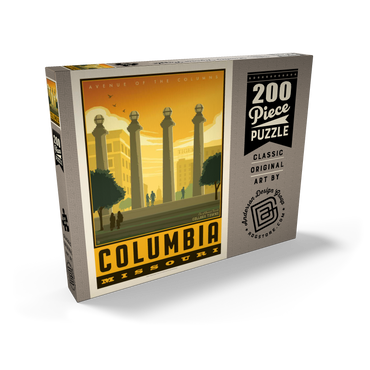 Darstellung des Puzzle Motivs American College Towns: Columbia, MO 200 Puzzle Schachtel Ansicht2