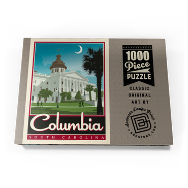 Darstellung des Puzzle Motivs American College Towns: Columbia, SC 1000 Puzzle Schachtel Ansicht3