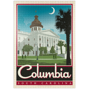 Darstellung des Puzzle Motivs puzzleplate American College Towns: Columbia, SC 1000 Puzzle