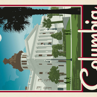 Darstellung des Puzzle Motivs American College Towns: Columbia, SC 500 Puzzle 3D Modell