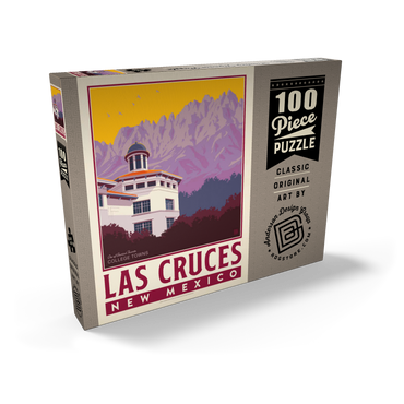 Darstellung des Puzzle Motivs American College Towns: Las Cruces, NM 100 Puzzle Schachtel Ansicht2