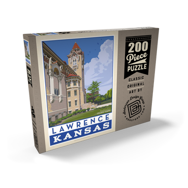 Darstellung des Puzzle Motivs American College Towns: Lawrence, Kansas 200 Puzzle Schachtel Ansicht2