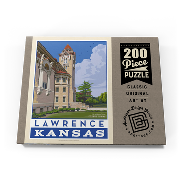 Darstellung des Puzzle Motivs American College Towns: Lawrence, Kansas 200 Puzzle Schachtel Ansicht3