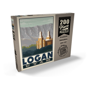 Darstellung des Puzzle Motivs American College Towns: Logan, Utah 200 Puzzle Schachtel Ansicht2