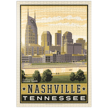 Darstellung des Puzzle Motivs puzzleplate American College Towns: Nashville, TN 1000 Puzzle