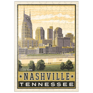 Darstellung des Puzzle Motivs puzzleplate American College Towns: Nashville, TN 200 Puzzle