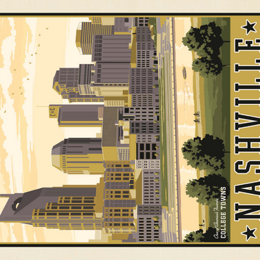 Darstellung des Puzzle Motivs American College Towns: Nashville, TN 500 Puzzle 3D Modell