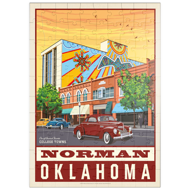 Darstellung des Puzzle Motivs puzzleplate American College Towns: Norman, Oklahoma 100 Puzzle