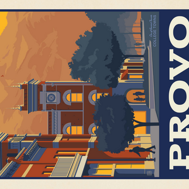 Darstellung des Puzzle Motivs American College Towns: Provo, Utah 1000 Puzzle 3D Modell
