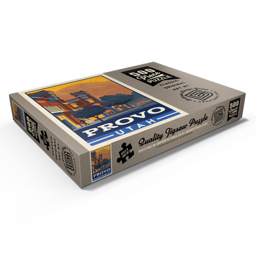 Darstellung des Puzzle Motivs American College Towns: Provo, Utah 500 Puzzle Schachtel Ansicht1