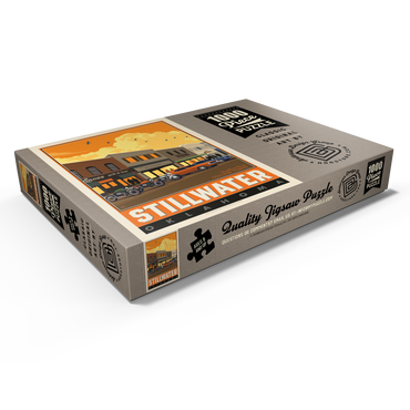 Darstellung des Puzzle Motivs American College Towns: Stillwater, OK 1000 Puzzle Schachtel Ansicht1