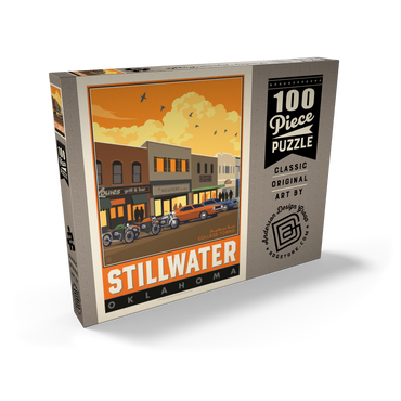 Darstellung des Puzzle Motivs American College Towns: Stillwater, OK 100 Puzzle Schachtel Ansicht2