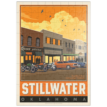 Darstellung des Puzzle Motivs puzzleplate American College Towns: Stillwater, OK 100 Puzzle