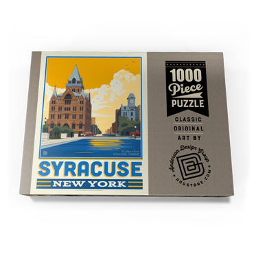 Darstellung des Puzzle Motivs American College Towns: Syracuse, NY 1000 Puzzle Schachtel Ansicht3