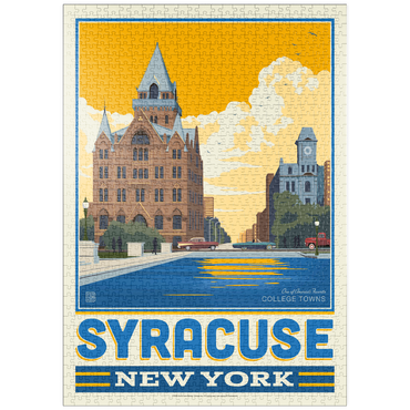 Darstellung des Puzzle Motivs puzzleplate American College Towns: Syracuse, NY 1000 Puzzle