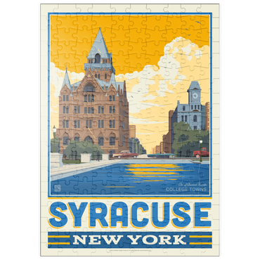 Darstellung des Puzzle Motivs puzzleplate American College Towns: Syracuse, NY 200 Puzzle