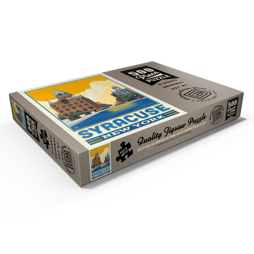 Darstellung des Puzzle Motivs American College Towns: Syracuse, NY 500 Puzzle Schachtel Ansicht1
